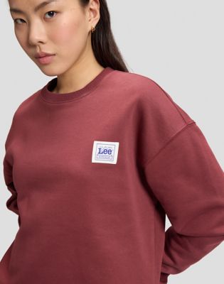 Workwear Relaxed Sweatshirt in Port