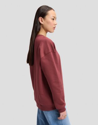 Workwear Relaxed Sweatshirt in Port