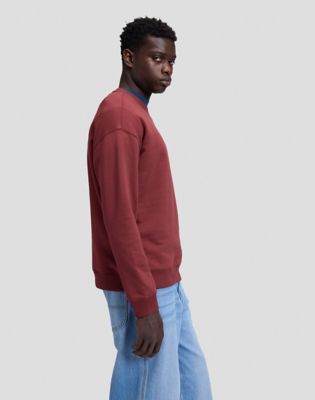 Workwear Relaxed Sweatshirt in Port