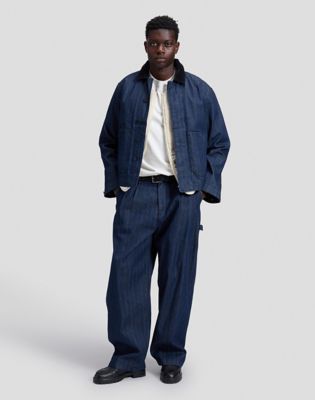 Relaxed Utility Jacket in Hickory Rinse