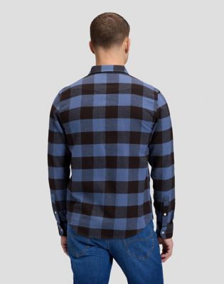Regular Clean Western Shirt in Chocolate Torte