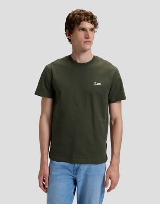 Relaxed Small Logo Tee in Deep Depths