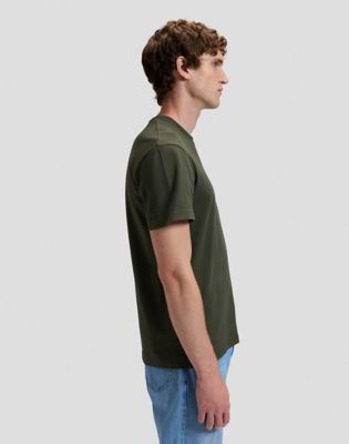 Relaxed Small Logo Tee in Deep Depths