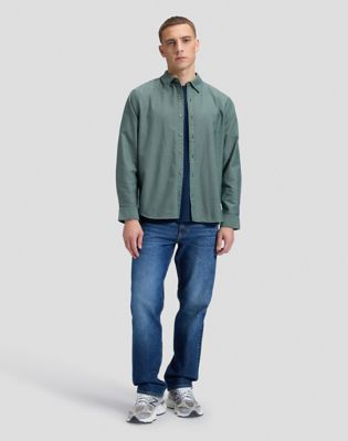 Workwear Relaxed No Pocket Button Down Shirt in Ponderosa Pine