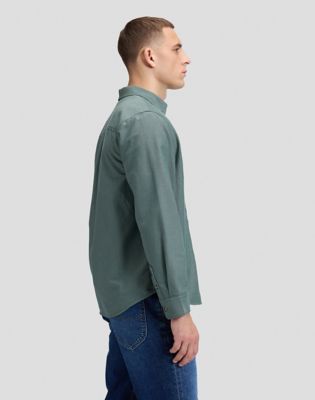 Workwear Relaxed No Pocket Button Down Shirt in Ponderosa Pine