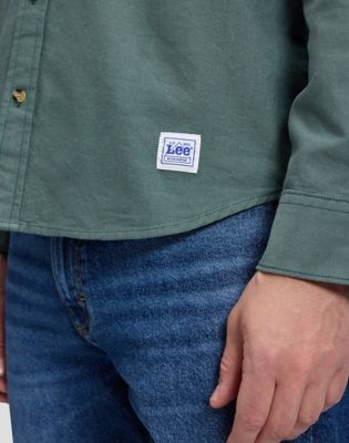 Workwear Relaxed No Pocket Button Down Shirt in Ponderosa Pine