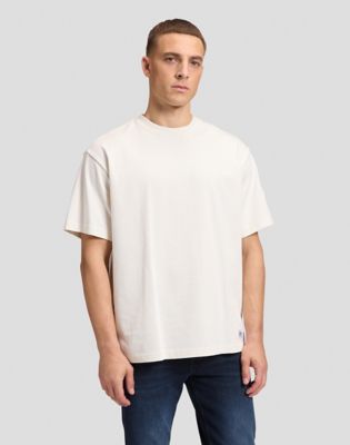 Workwear Relaxed Boxy Heavy Tee in Ecru