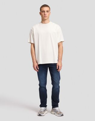 Workwear Relaxed Boxy Heavy Tee in Ecru
