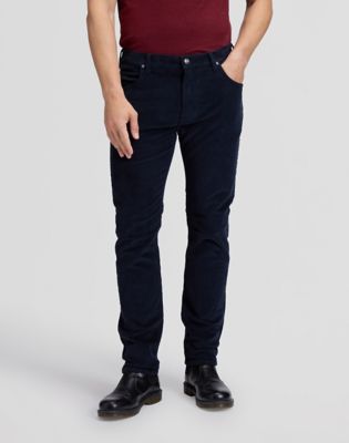 Rider Slim Corduroy Trousers in Rebel Navy