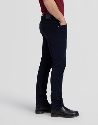 Rider Slim Corduroy Trousers in Rebel Navy