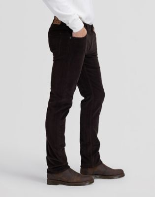 Daren Regular Straight Corduroy Trousers in Chocolate Torte