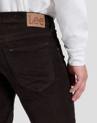 Daren Regular Straight Corduroy Trousers in Chocolate Torte