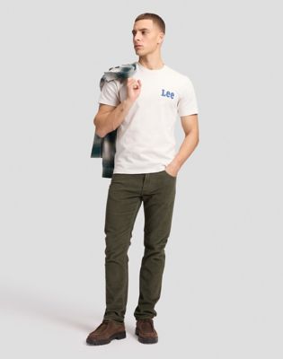 Daren Regular Straight Corduroy Trousers in Deep Depths