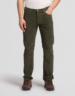 Daren Regular Straight Corduroy Trousers in Deep Depths