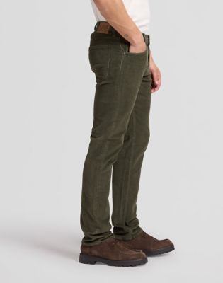 Daren Regular Straight Corduroy Trousers in Deep Depths