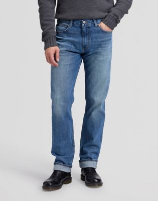 West Regular Straight Selvedge Jean in Looks Like Rain