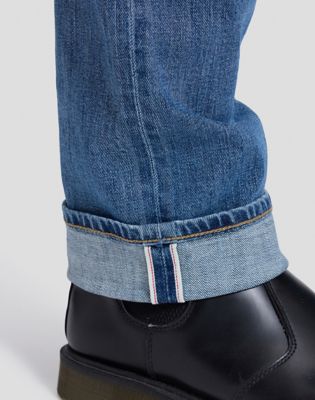 West Regular Straight Selvedge Jean in Looks Like Rain