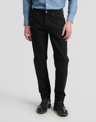 David Regular Tapered Jean in Base Black
