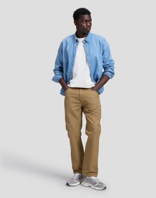 Workwear Haden Relaxed Trousers in Dark Khaki
