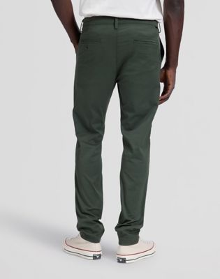 Slim Lightweight Chino Trousers in Deep Depths