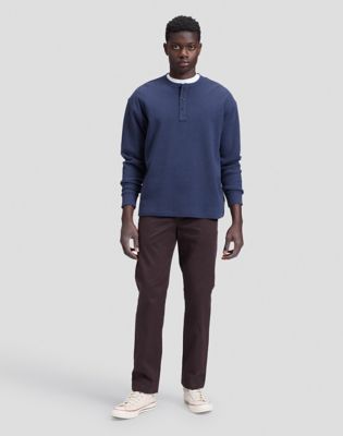 Regular Lightweight Chino Trousers in Chocolate Torte
