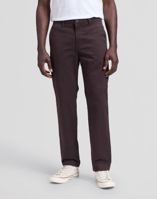 Regular Lightweight Chino Trousers in Chocolate Torte