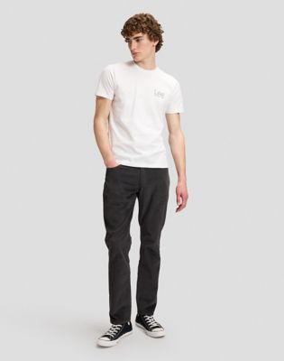 MVP Straight Corduroy Trousers in Static Gray