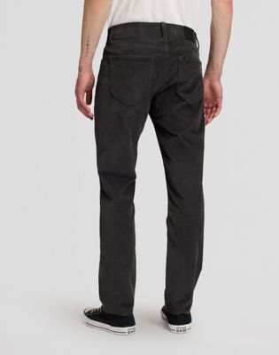 MVP Straight Corduroy Trousers in Static Gray