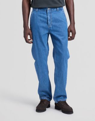 Workwear Loose Chino Trousers in Vintage Wear