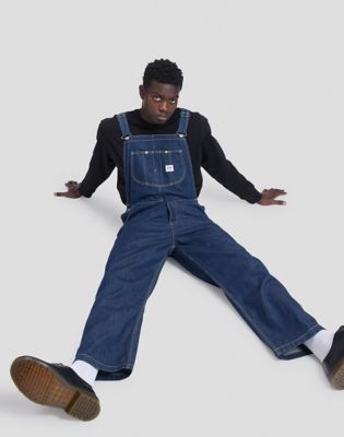 Workwear Relaxed Lee Bib in Rinse