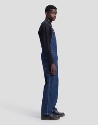 Workwear Relaxed Lee Bib in Rinse