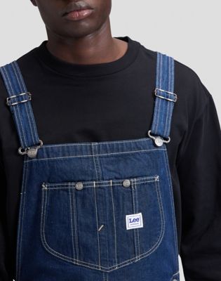 Workwear Relaxed Lee Bib in Rinse