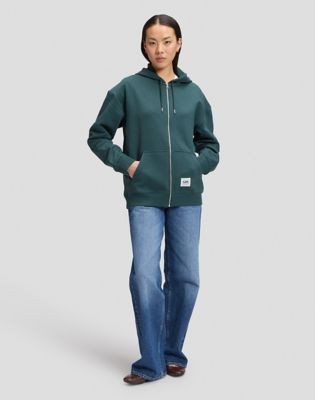 Workwear Relaxed Full Zip Hoodie in Ponderosa Pine