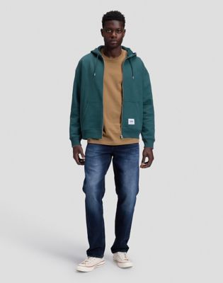 Workwear Relaxed Full Zip Hoodie in Ponderosa Pine