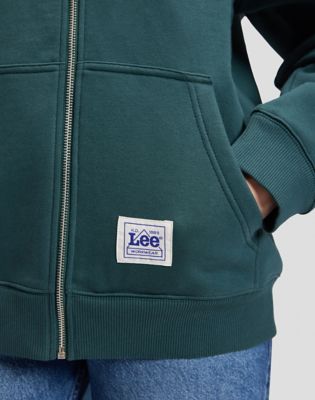 Workwear Relaxed Full Zip Hoodie in Ponderosa Pine