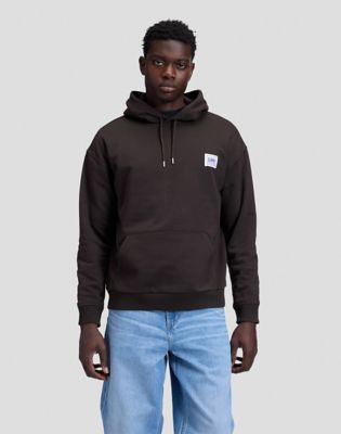 Workwear Relaxed Hoodie in Chocolate Torte