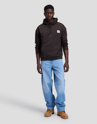 Workwear Relaxed Hoodie in Chocolate Torte