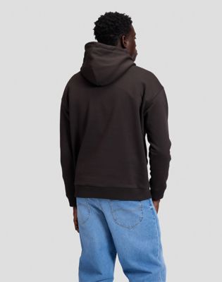 Workwear Relaxed Hoodie in Chocolate Torte