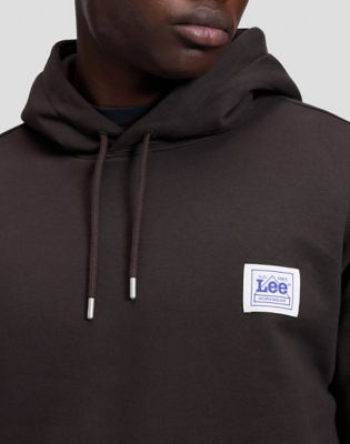 Workwear Relaxed Hoodie in Chocolate Torte