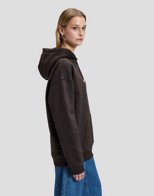 Workwear Relaxed Hoodie in Chocolate Torte