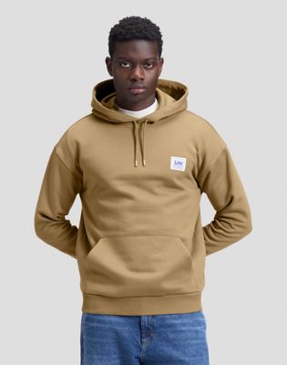 Workwear Relaxed Hoodie in Dark Khaki