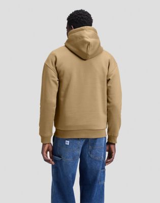 Workwear Relaxed Hoodie in Dark Khaki