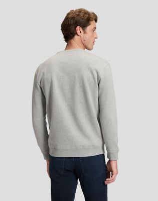 Lee Original Regular Crew Sweatshirt in Mid Grey Mele
