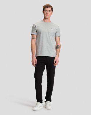 Slim Ultimate Pocket Tee in Mid Grey Mele