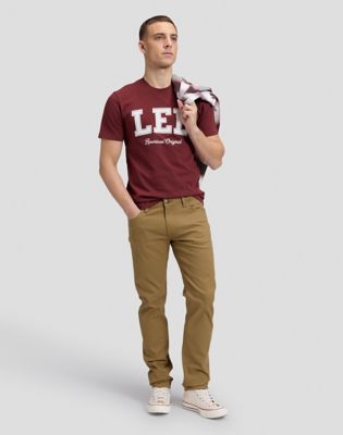 Daren Regular Lightweight Trousers in Dark Khaki