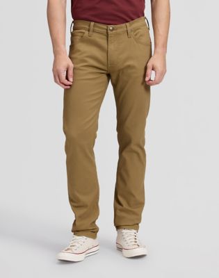 Daren Regular Lightweight Trousers in Dark Khaki