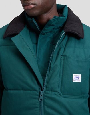 Workwear Relaxed Puffer Jacket in Ponderosa Pine