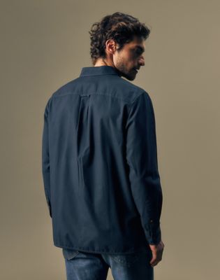 Gold Regular Oxford Button Up Shirt in Rebel Navy