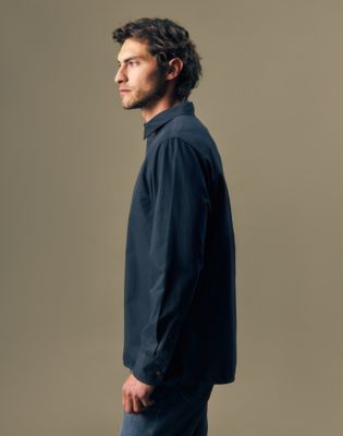 Gold Regular Oxford Button Up Shirt in Rebel Navy