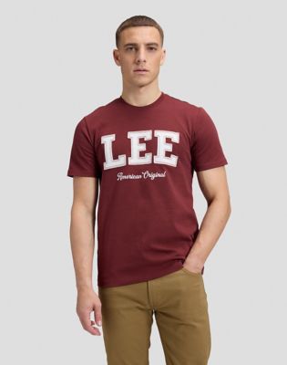 Lee Original Regular Tee in Port